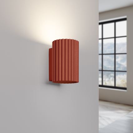 Brilagi - Applique murale LED CRESTO 1xGU10/10W/230V 10 cm rouge