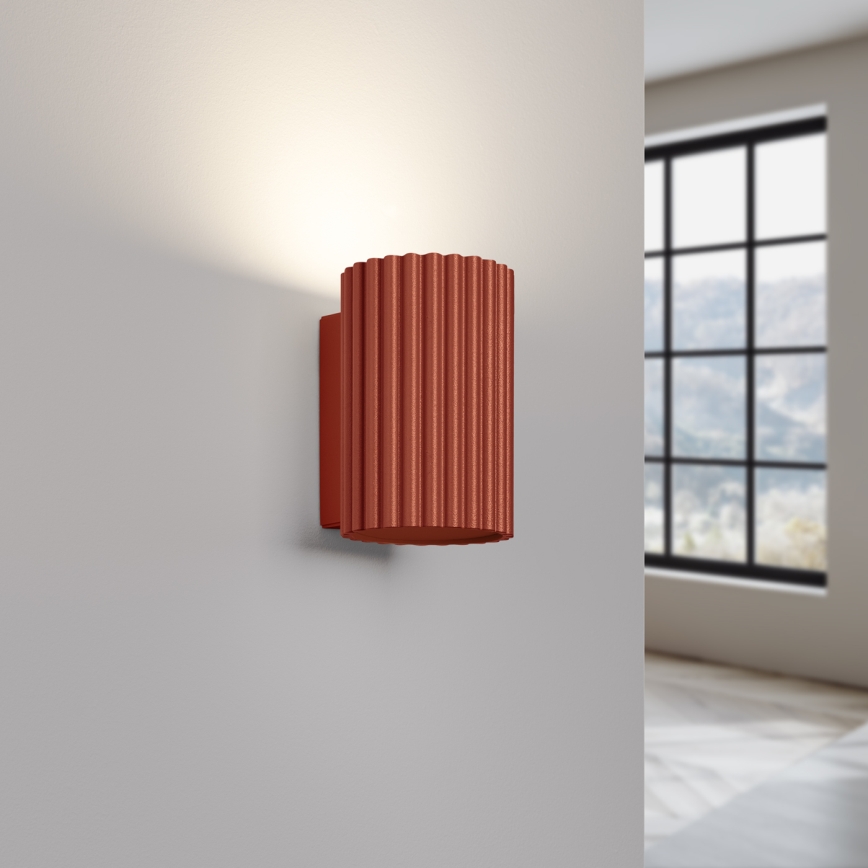Brilagi - Applique murale LED CRESTO 1xGU10/10W/230V 10 cm rouge