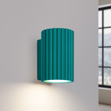 Brilagi - Applique murale LED CRESTO 1xGU10/10W/230V 10 cm turquoise