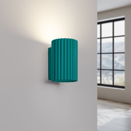 Brilagi - Applique murale LED CRESTO 1xGU10/10W/230V 10 cm turquoise