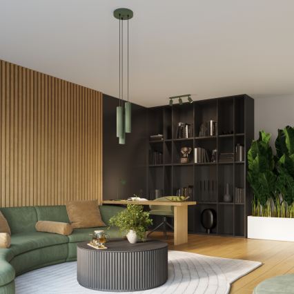 Brilagi - Applique murale LED CRESTO 1xGU10/10W/230V 10 cm verte