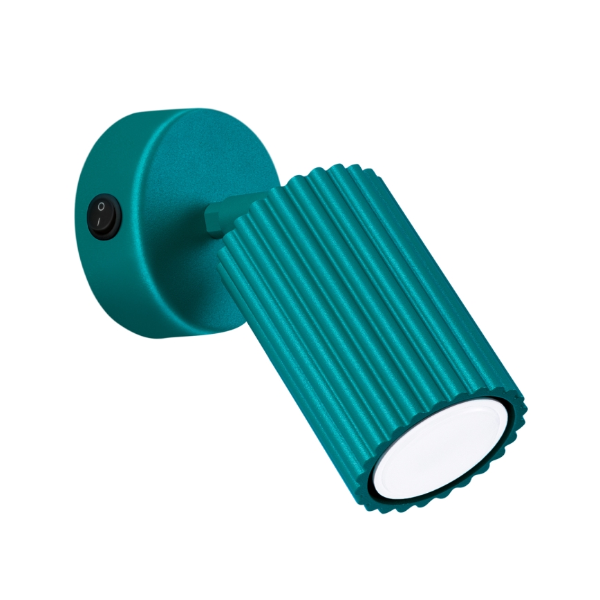 Brilagi - Applique murale LED CRESTO 1xGU10/10W/230V turquoise