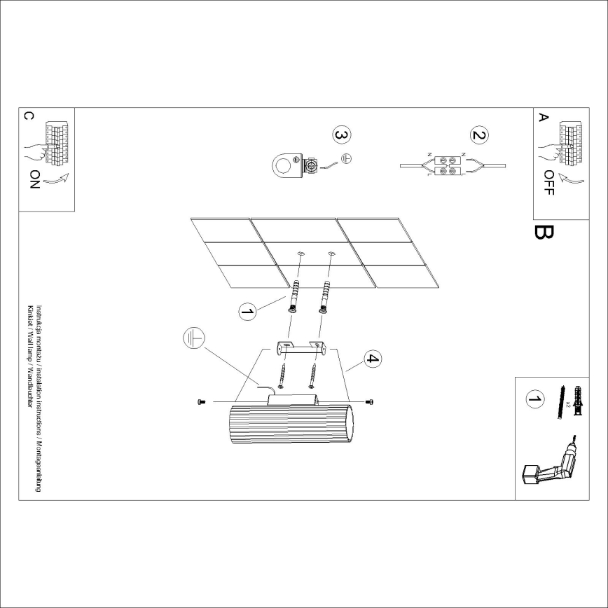 Brilagi - Applique murale LED CRESTO 2x GU10 / 10 W / 230 V, 20 cm, bordeaux