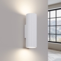 Brilagi - Applique murale LED CRESTO 2x GU10/10W/230V 20 cm blanche
