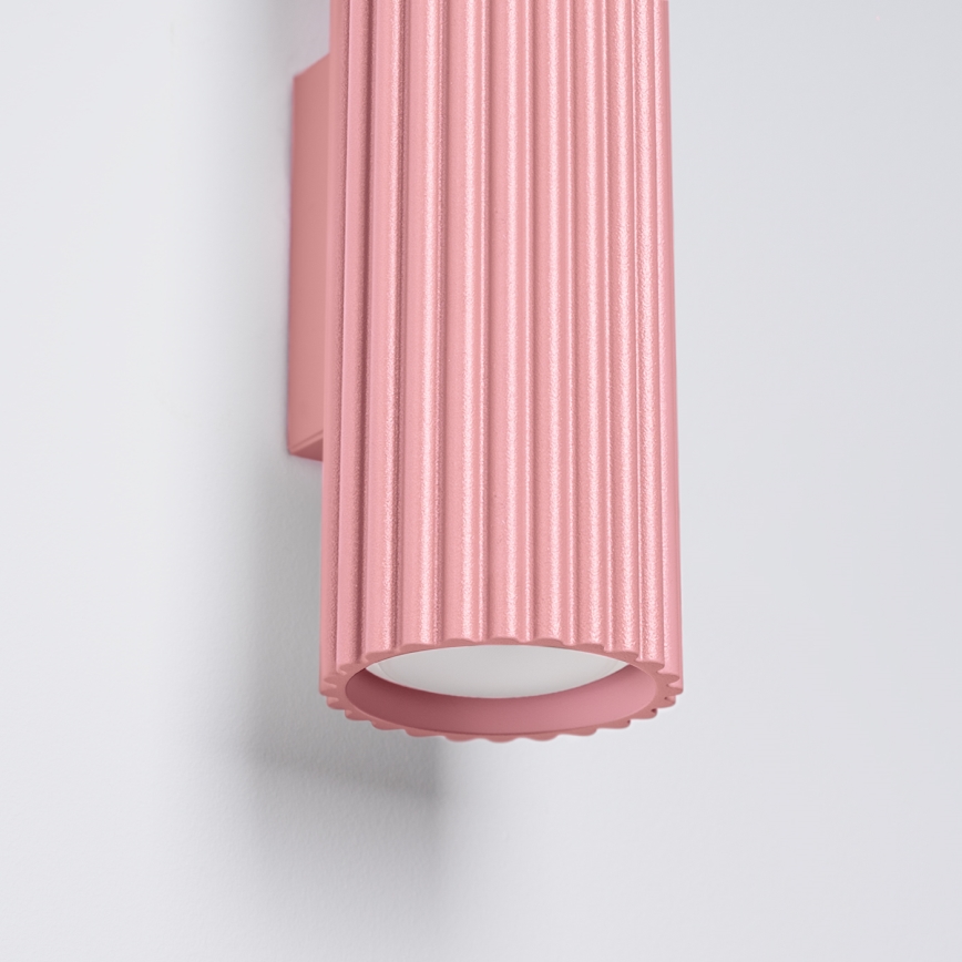 Brilagi - Applique murale LED CRESTO 2x GU10/10W/230V, 30 cm, rose