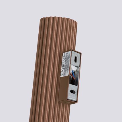 Brilagi - Applique murale LED CRESTO 2xGU10/10W/230V 20 cm brune