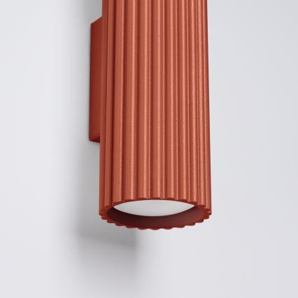 Brilagi - Applique murale LED CRESTO 2xGU10/10W/230V 20 cm rouge