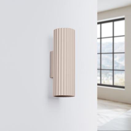 Brilagi - Applique murale LED CRESTO 2xGU10/10W/230V 20 cm taupe