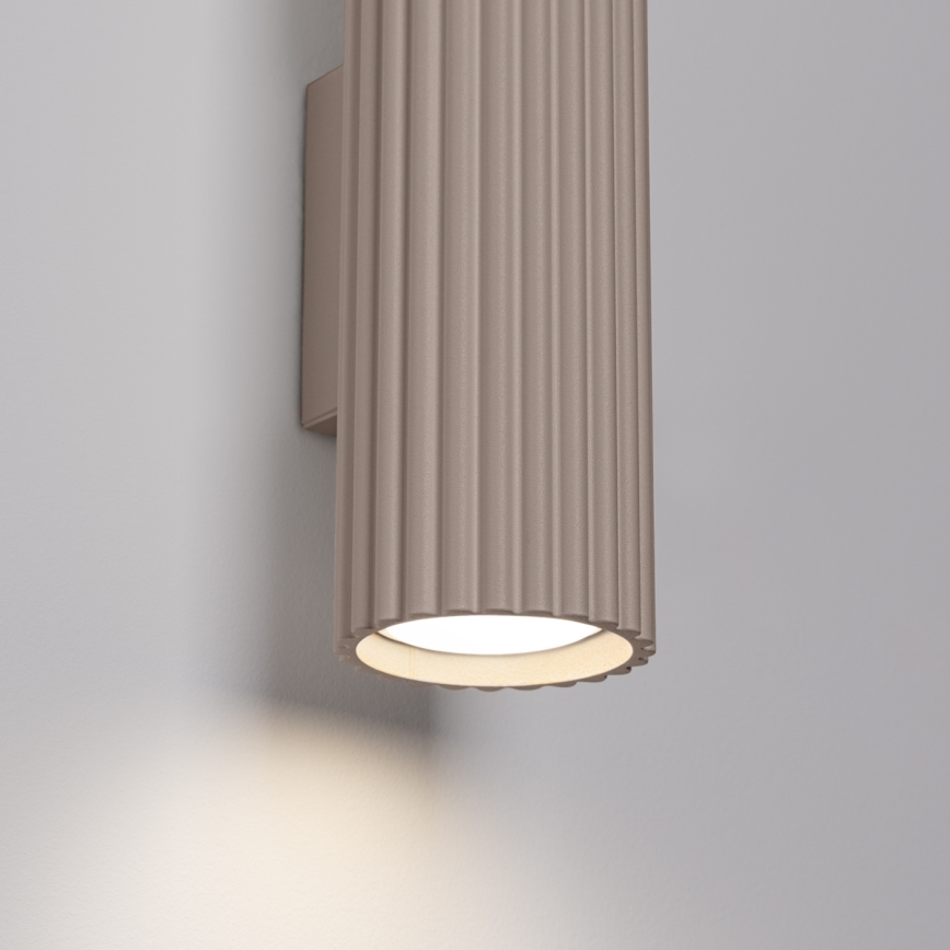 Brilagi - Applique murale LED CRESTO 2xGU10/10W/230V 20 cm taupe