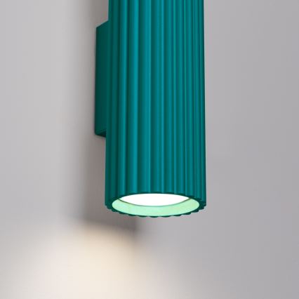 Brilagi - Applique murale LED CRESTO 2xGU10/10W/230V 20 cm turquoise