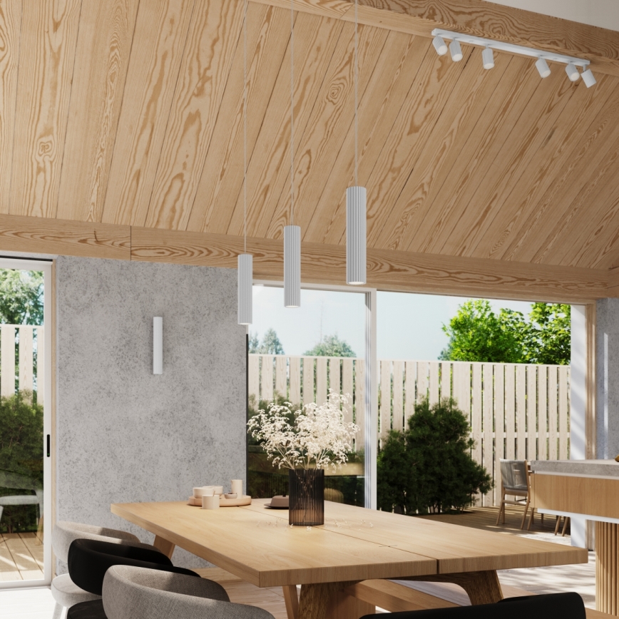 Brilagi - Applique murale LED CRESTO 2xGU10/10W/230V 30 cm blanche