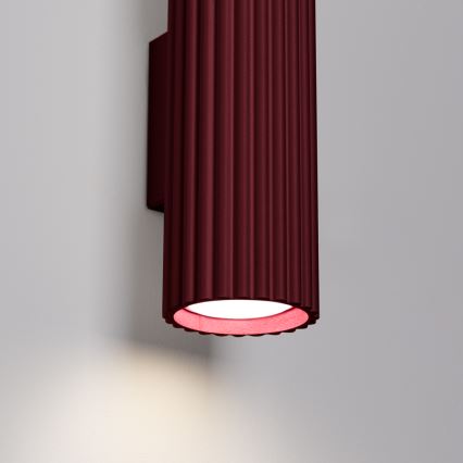 Brilagi - Applique murale LED CRESTO 2xGU10/10W/230V 30 cm bordeaux