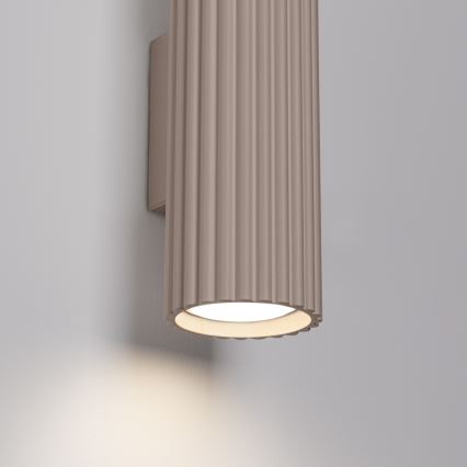 Brilagi - Applique murale LED CRESTO 2xGU10/10W/230V 30 cm taupe