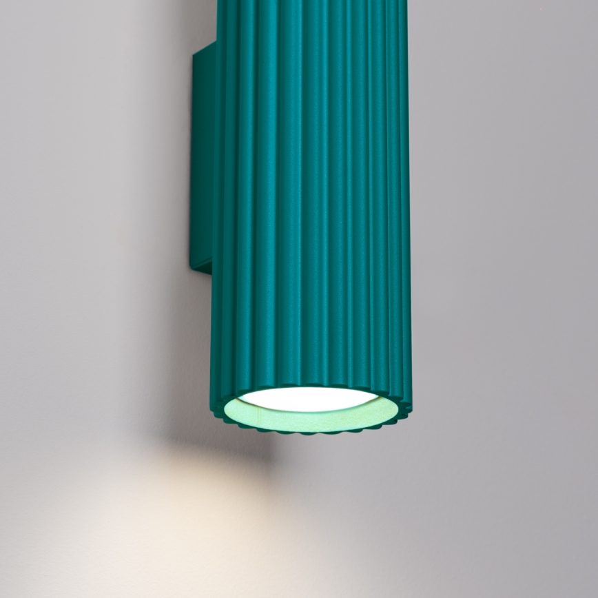 Brilagi - Applique murale LED CRESTO 2xGU10/10W/230V 30 cm turquoise