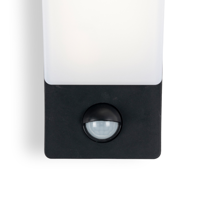BRILAGI - Applique murale extérieure LED avec détecteur de mouvement et capteur crépusculaire ARCELO LED/12W/230V IP65 noire