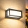 Brilagi - Applique murale LED d'extérieur avec détecteur PARKER LED/12W/230V anthracite IP44