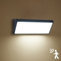 Brilagi - Applique murale LED d'extérieur avec détecteur TRIANGLE LED/42W/230V 45 cm noire IP65