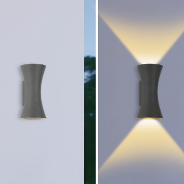 Brilagi - Applique murale LED d'extérieur BICON LED/10W/230V anthracite IP44