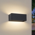 Brilagi - Applique murale LED d'extérieur DONNANI LED/7W/230V 20 cm noire IP44