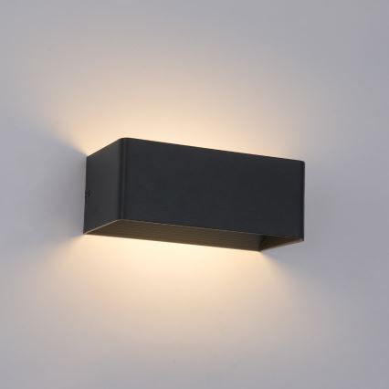 Brilagi - Applique murale LED d'extérieur DONNANI LED/7W/230V 20 cm noire IP44
