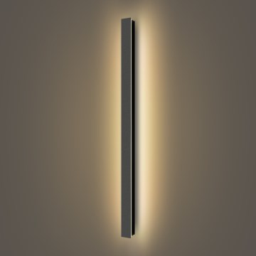 Brilagi - Applique murale LED d'extérieur LINEAR LED/22W/230V 3000K IP65 100 cm noire IRC 90