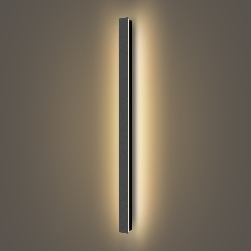 Brilagi - Applique murale LED d'extérieur LINEAR LED/22W/230V 3000K IP65 100 cm noire IRC 90