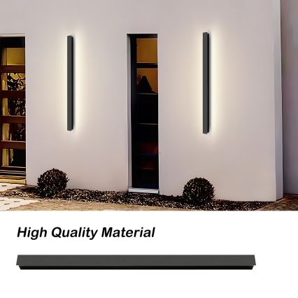 Brilagi - Applique murale LED d'extérieur LINEAR LED/22W/230V 3000K IP65 100 cm noire IRC 90