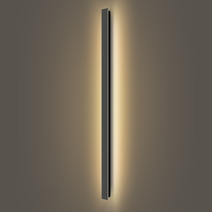 Brilagi - Applique murale LED d'extérieur LINEAR LED/32W/230V 3000K IP65 140 cm noir IRC 90
