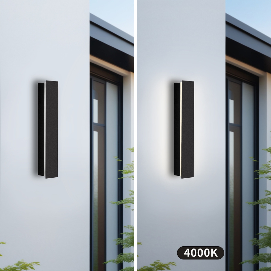 Brilagi - Applique murale d'extérieur LINEAR LED/8W/230V 4000K IP65 30 cm noir IRC 90