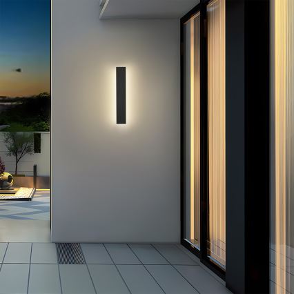 Brilagi - Applique murale d'extérieur LINEAR LED/8W/230V 4000K IP65 30 cm noir IRC 90
