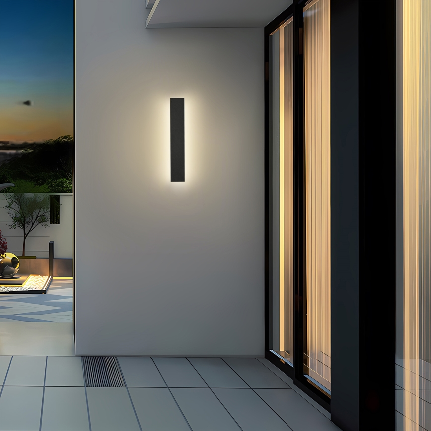 Brilagi - Applique murale d'extérieur LINEAR LED/8W/230V 4000K IP65 30 cm noir IRC 90