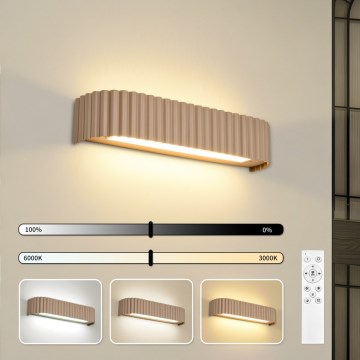 BRILAGI - Applique murale LED dimmable FALCON MODERN LED/14W/230V 3000-6000K 40 cm beige + télécommande