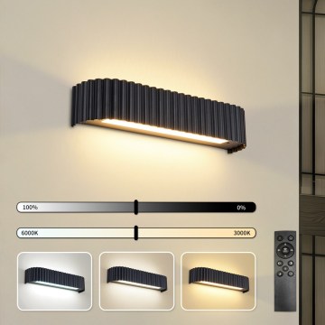 BRILAGI - Applique murale LED dimmable FALCON MODERN LED/14W/230V 3000-6000K 40 cm noire + télécommande