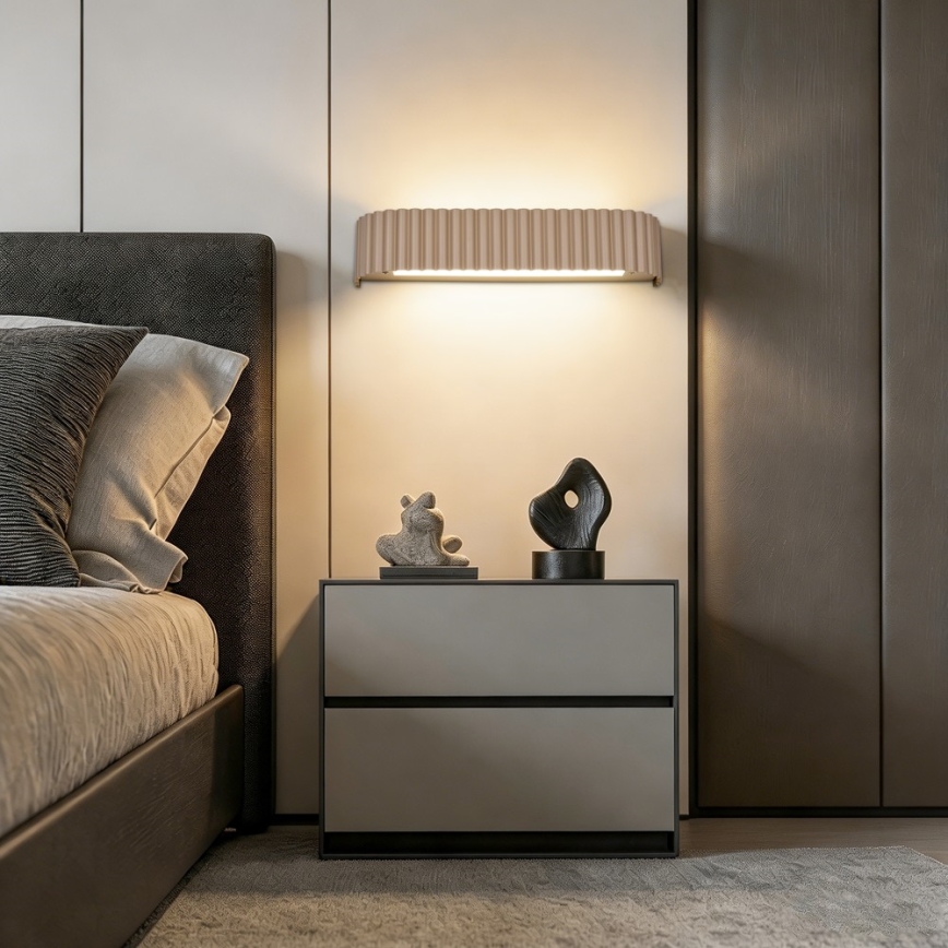 BRILAGI - Applique murale LED dimmable FALCON MODERN LED/14W/230V 3000-6000K 40 cm beige + télécommande