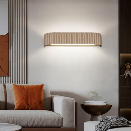 BRILAGI - Applique murale LED dimmable FALCON MODERN LED/14W/230V 3000-6000K 40 cm beige + télécommande