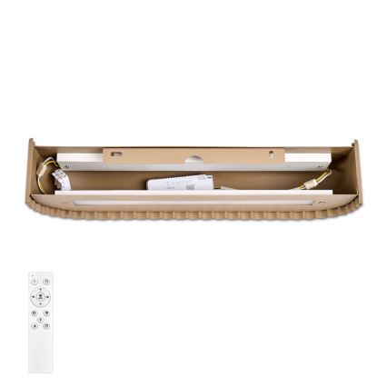 BRILAGI - Applique murale LED dimmable FALCON MODERN LED/14W/230V 3000-6000K 40 cm beige + télécommande