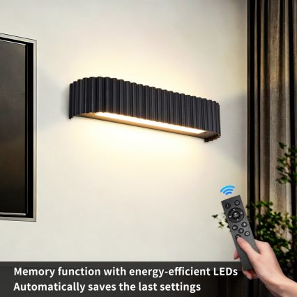 BRILAGI - Applique murale LED dimmable FALCON MODERN LED/14W/230V 3000-6000K 40 cm noire + télécommande