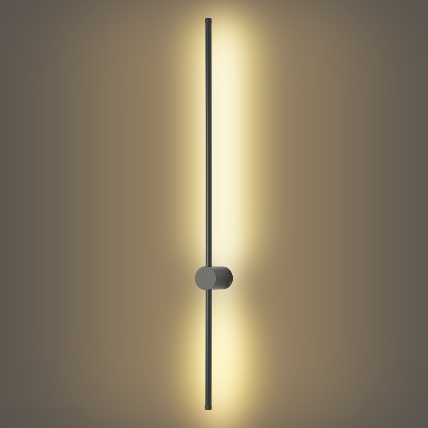 Brilagi - Applique murale LED extérieure AURA LED/20W/230V 3000K IP54 97 cm anthracite