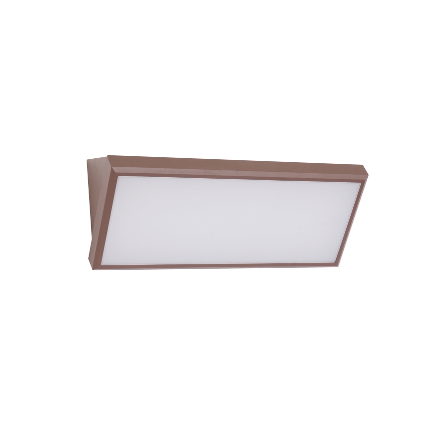 Brilagi - Applique murale d'extérieur LED TRIANGLE, 42W/230V, 3000/4000/6500K, 45 cm, marron, IP65