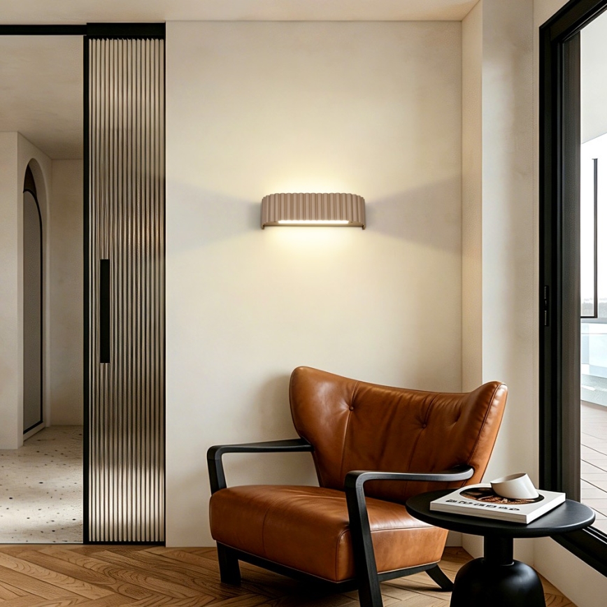 Brilagi - Applique murale LED FALCON MODERN LED/10W/230V 30 cm 3000/4500/6000K beige