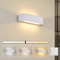 Brilagi - Applique murale LED FALCON MODERN LED/10W/230V 30 cm 3000/4500/6000K blanche