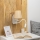 Brilagi - Applique murale LED flexible NUBILA 1xE27/25W/230V + LED/3W blanc/marron clair