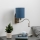 Brilagi - Applique murale LED flexible NUBILA 1xE27/25W/230V + LED/3W chrome mat/bleu foncé