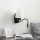 Brilagi - Applique murale LED flexible NUBILA 1xE27/25W/230V + LED/3W noir/blanc
