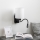 Brilagi - Applique murale LED flexible NUBILA 1xE27/25W/230V + LED/3W noir/blanc