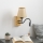 Brilagi - Applique murale LED flexible NUBILA WOOD 1xE27/25W/230V + LED/3W chêne/marron clair