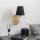 Brilagi - Applique murale LED flexible NUBILA WOOD 1xE27/25W/230V + LED/3W chêne/noir