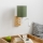 Brilagi - Applique murale LED flexible NUBILA WOOD 1xE27/25W/230V + LED/3W chêne/vert