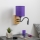 Brilagi - Applique murale LED flexible NUBILA WOOD 1xE27/25W/230V + LED/3W chêne/violet