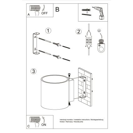 Brilagi -  Applique murale LED FRIDA 1xG9/3,5W/230V